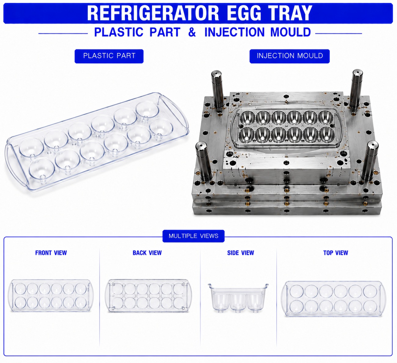 Refrigerator Plastic Egg Tray